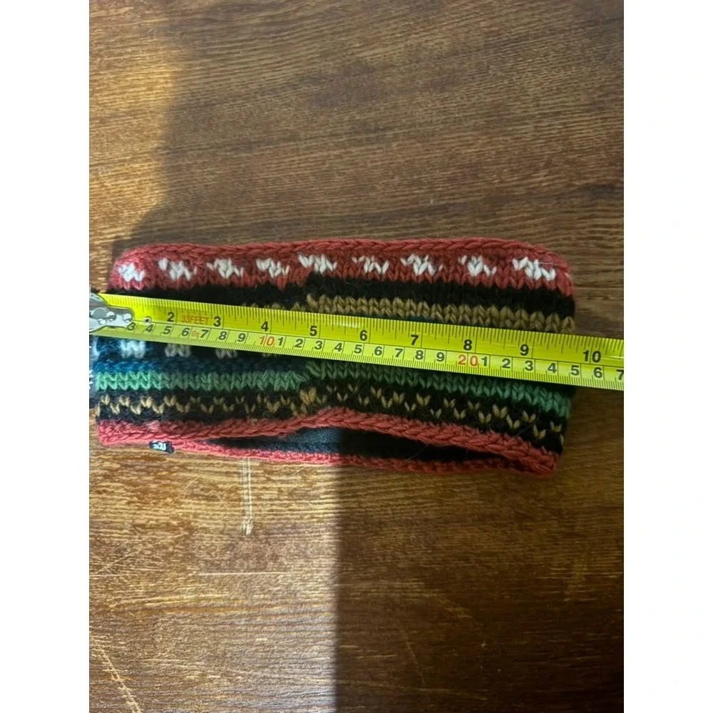 Nor Wear Norwegian Knit Wool Headband Ear Warmer Nordic Fair Isle Winter Boho